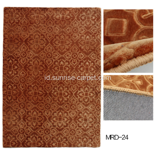 Dinding ke dinding Karpet Embossing